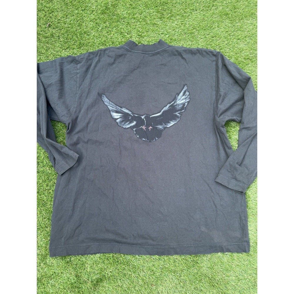 Yeezy GAP Engineered by Balenciaga Dove Long Sleeve Size Large Black -